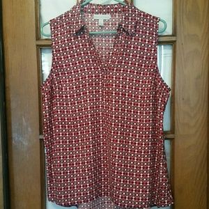 Dana Buchman Sleeveless Ladies Top Size L